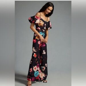 Anthropologie Off the Shoulder Jumpsuit